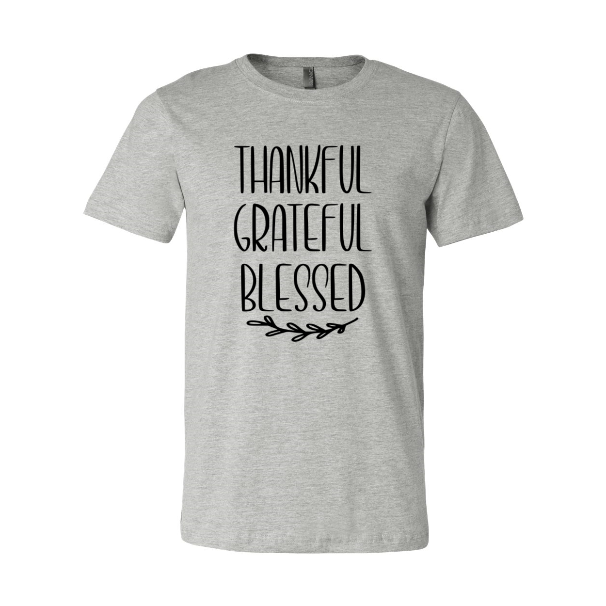 A unisex Thankful Grateful Blessed Shirt in various colors, showcasing its soft fabric and stylish design.