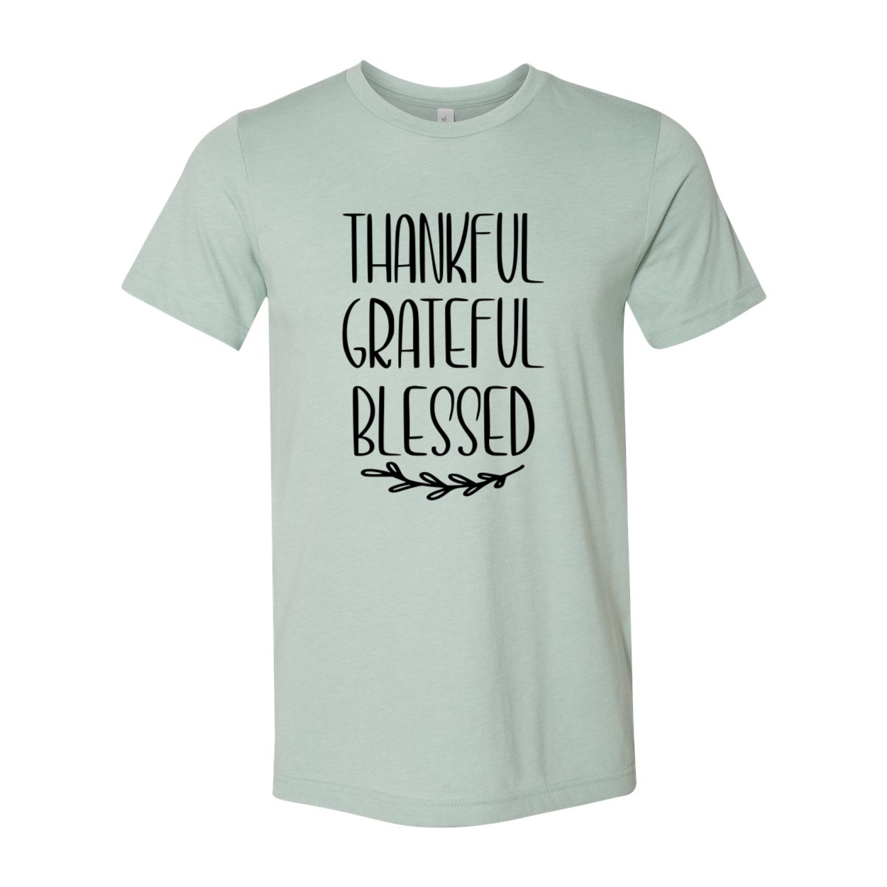 A unisex Thankful Grateful Blessed Shirt in various colors, showcasing its soft fabric and stylish design.
