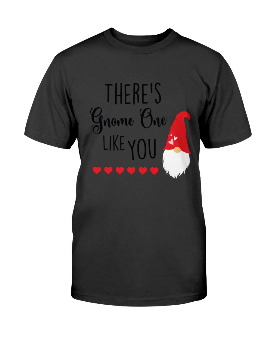 A comfortable unisex T-shirt featuring a whimsical gnome design, available in multiple colors and sizes.