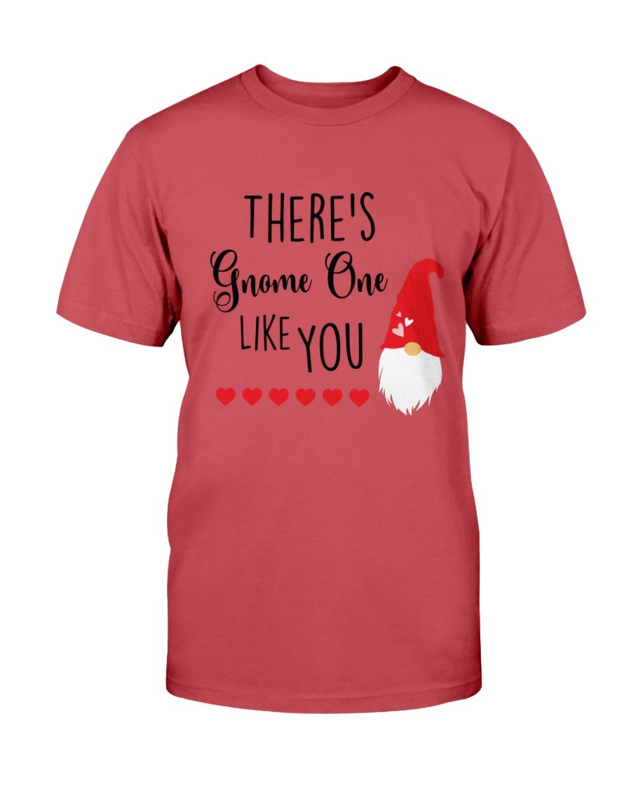 A comfortable unisex T-shirt featuring a whimsical gnome design, available in multiple colors and sizes.