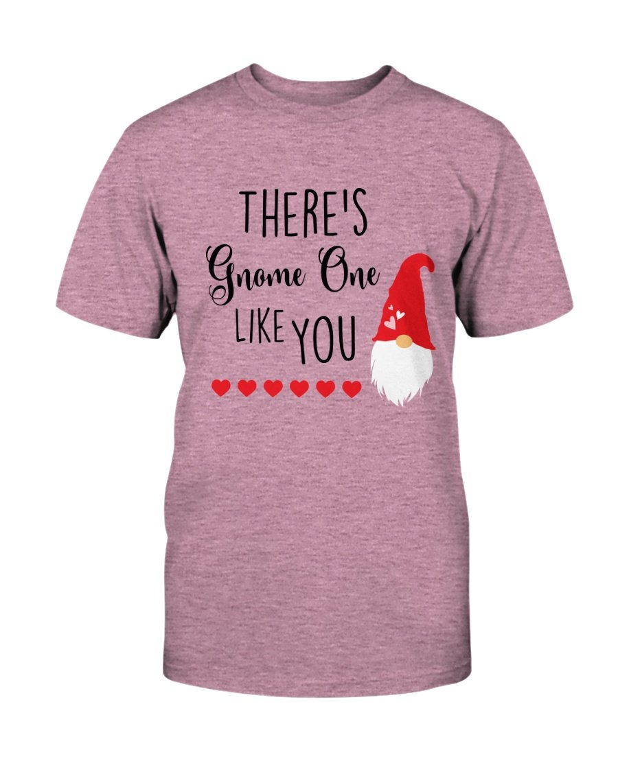 A comfortable unisex T-shirt featuring a whimsical gnome design, available in multiple colors and sizes.