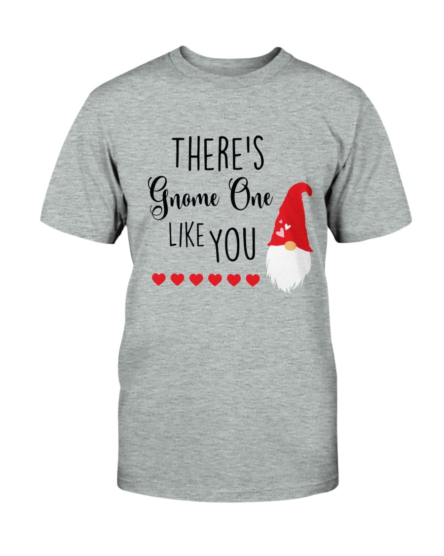 A comfortable unisex T-shirt featuring a whimsical gnome design, available in multiple colors and sizes.