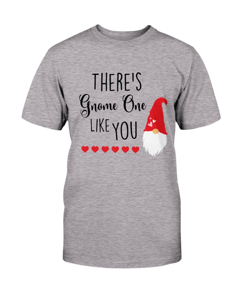 A comfortable unisex T-shirt featuring a whimsical gnome design, available in multiple colors and sizes.