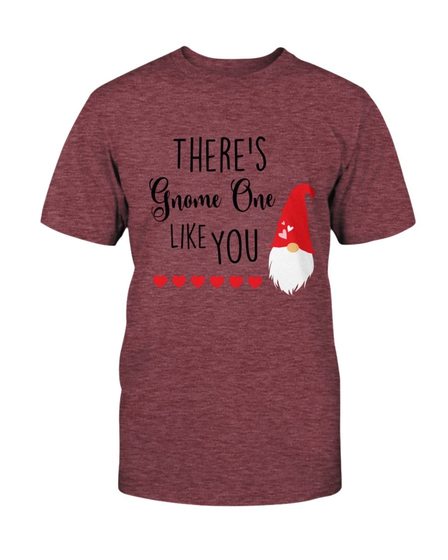 A comfortable unisex T-shirt featuring a whimsical gnome design, available in multiple colors and sizes.