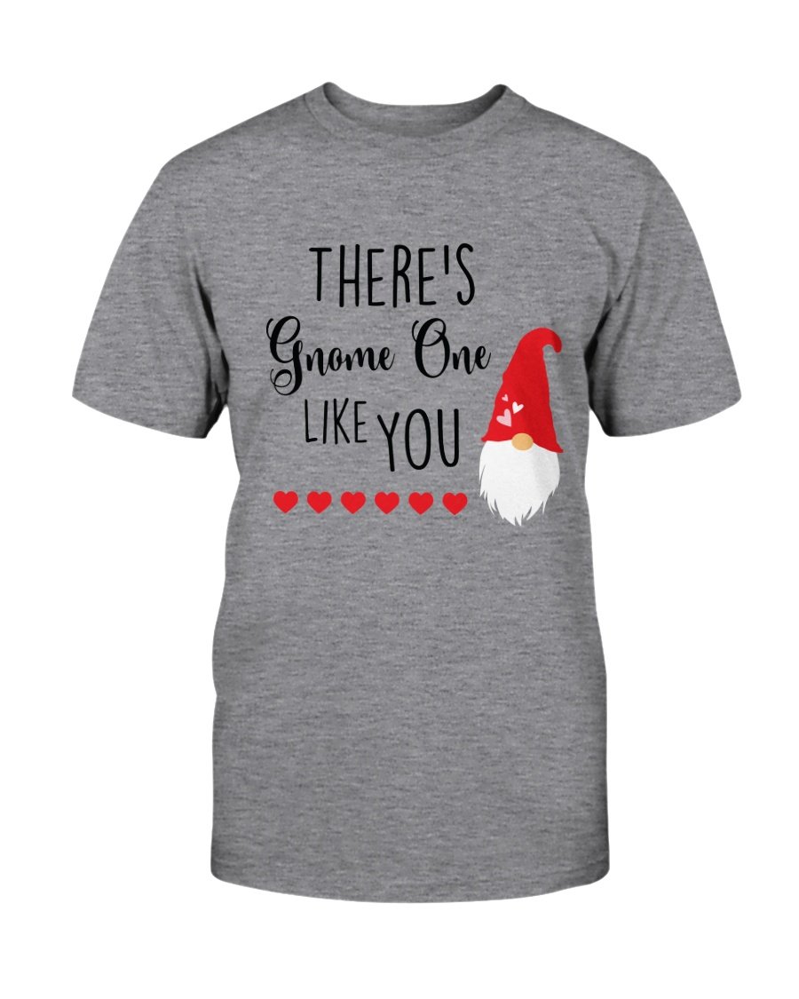 A comfortable unisex T-shirt featuring a whimsical gnome design, available in multiple colors and sizes.