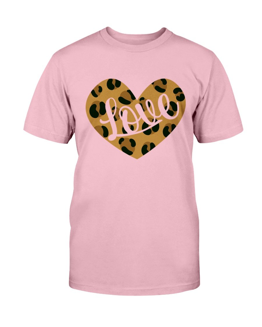VAL0025 Love Heart Shirt in various colors, showcasing its soft fabric and stylish design.