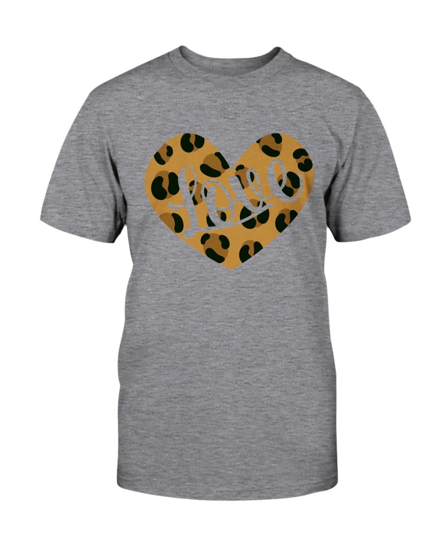 VAL0025 Love Heart Shirt in various colors, showcasing its soft fabric and stylish design.