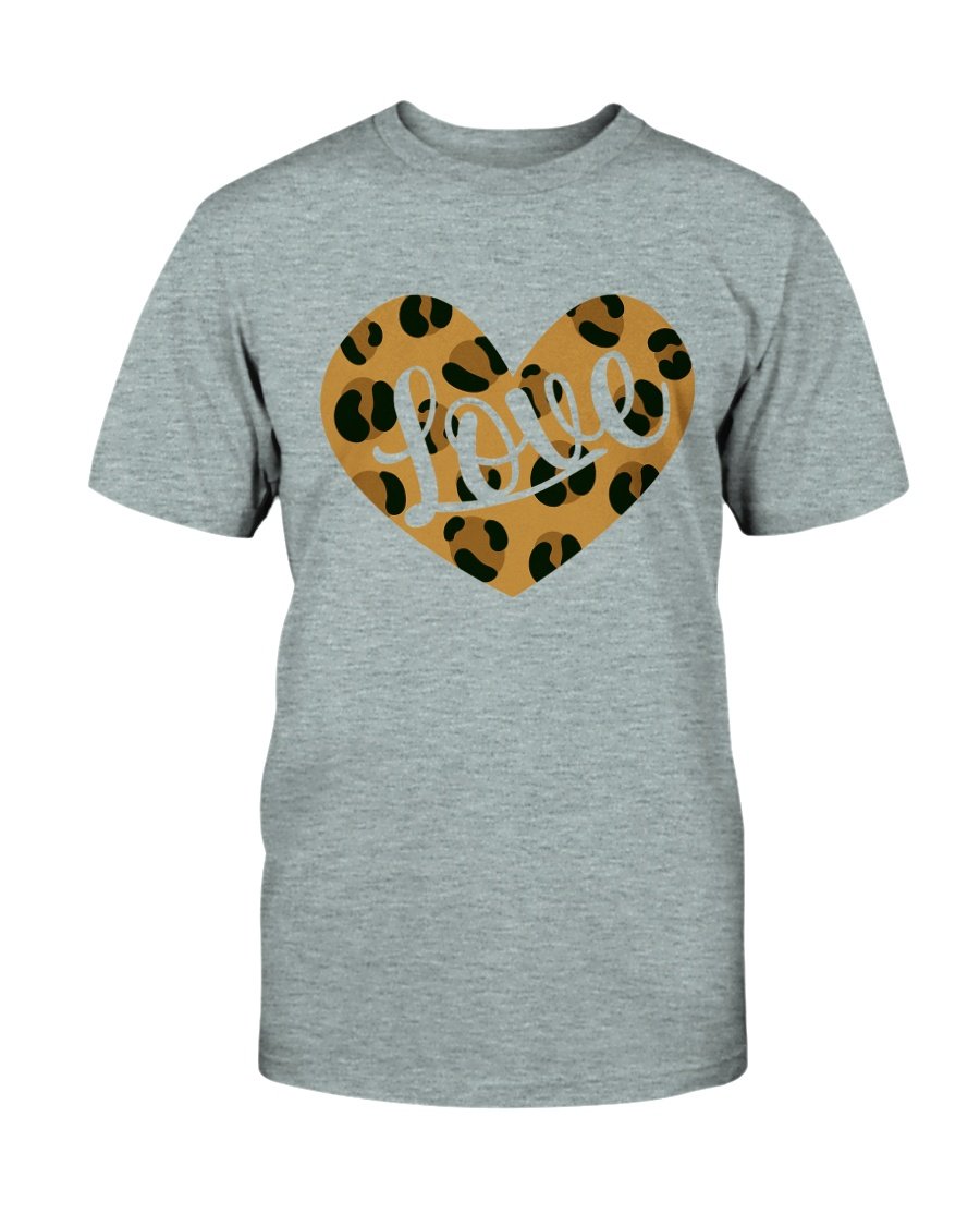 VAL0025 Love Heart Shirt in various colors, showcasing its soft fabric and stylish design.