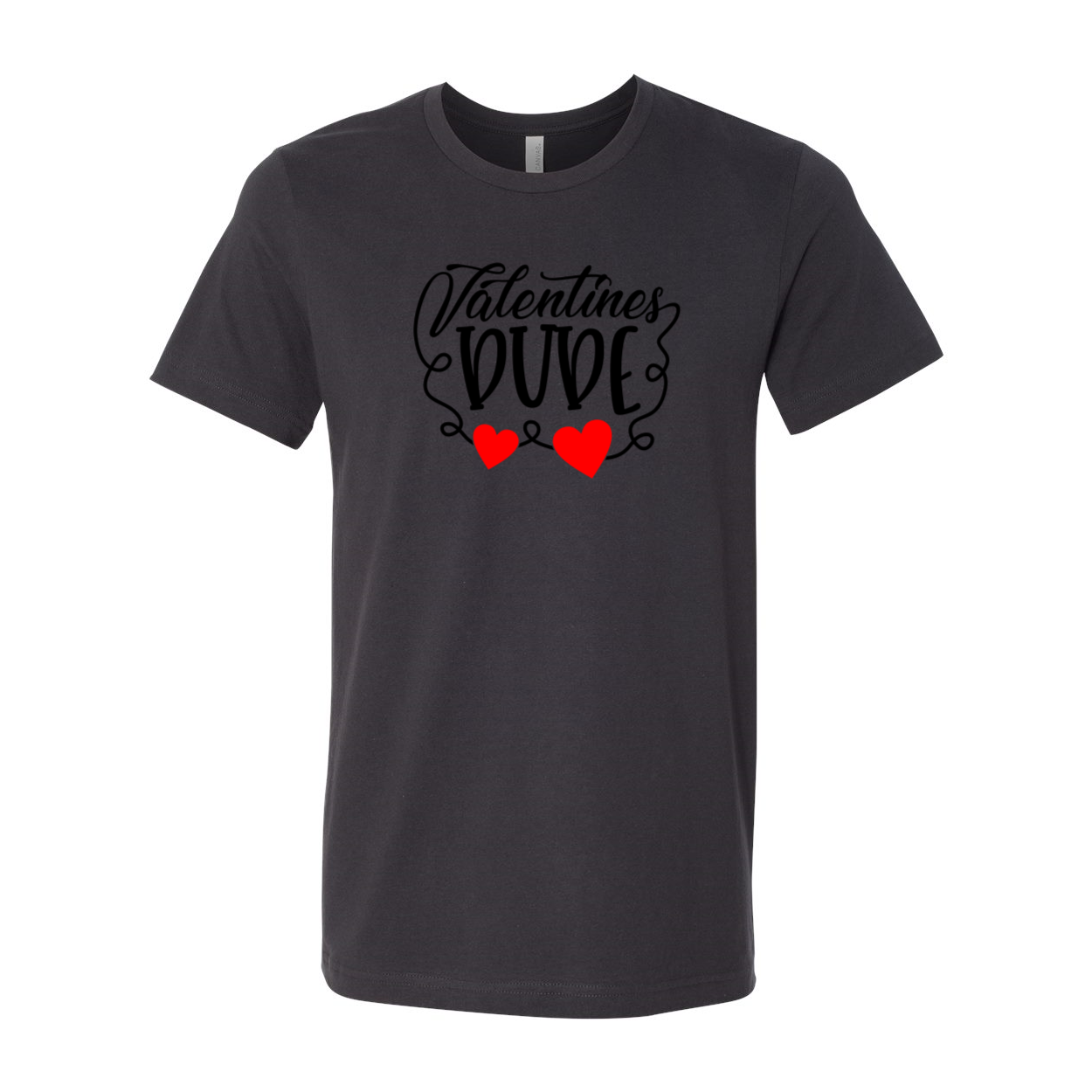 Valentines Dude Shirt in various colors, showcasing its unisex design and comfortable fit.