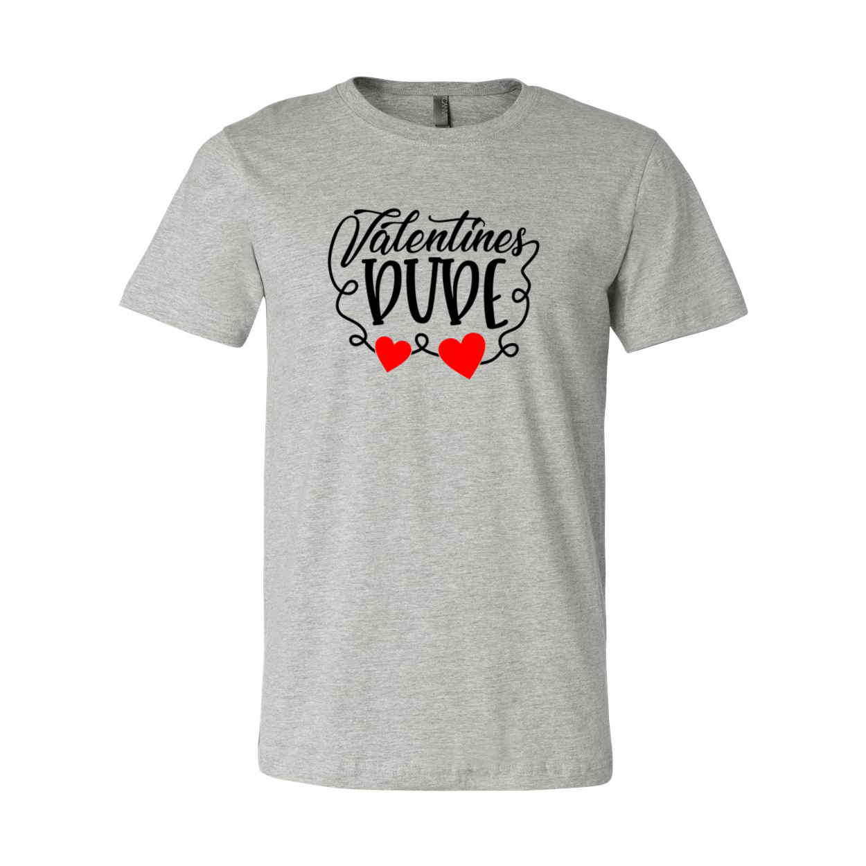Valentines Dude Shirt in various colors, showcasing its unisex design and comfortable fit.