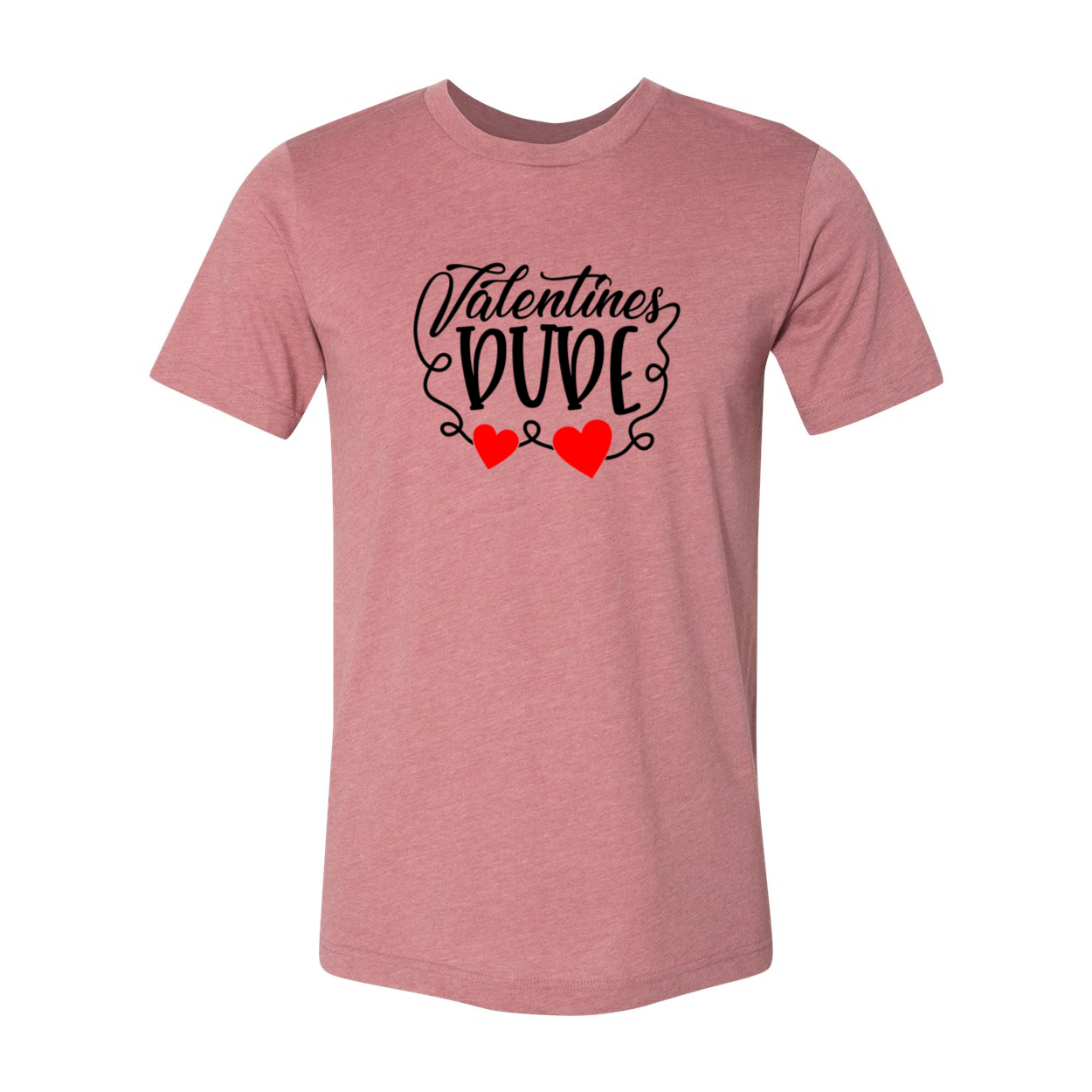 Valentines Dude Shirt in various colors, showcasing its unisex design and comfortable fit.
