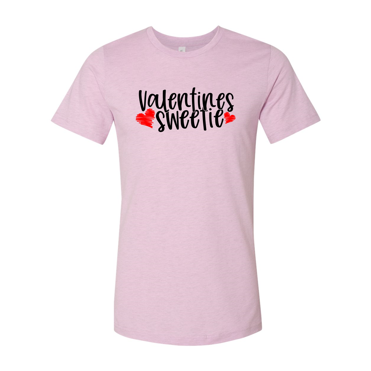 Valentines Sweetie Shirt in various colors, showcasing its soft fabric and stylish design.