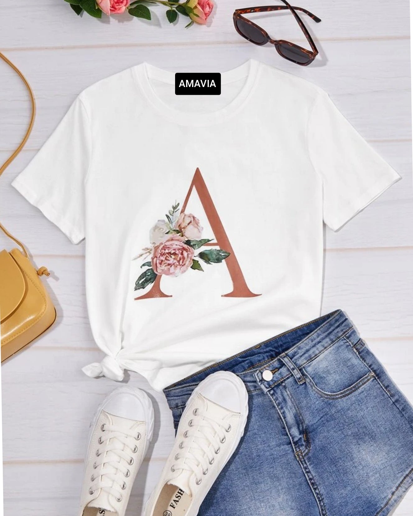Women's Premium Cotton Printed T-Shirt in white, featuring a stylish print and soft fabric, perfect for casual wear.