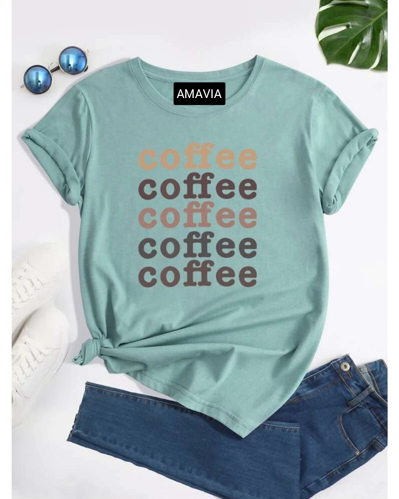 Women's Premium Cotton Printed T-Shirt featuring a stylish design, made from soft cotton-rich fabric.