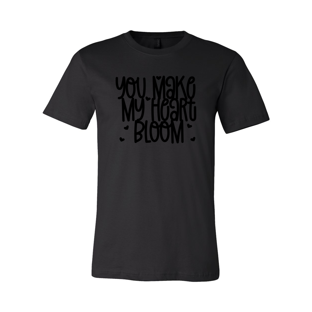 You Make My Heart Bloom Shirt in various colors, showcasing its soft fabric and stylish design.