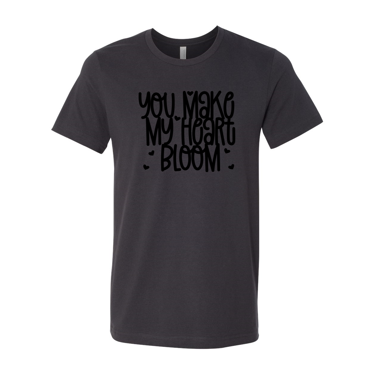 You Make My Heart Bloom Shirt in various colors, showcasing its soft fabric and stylish design.