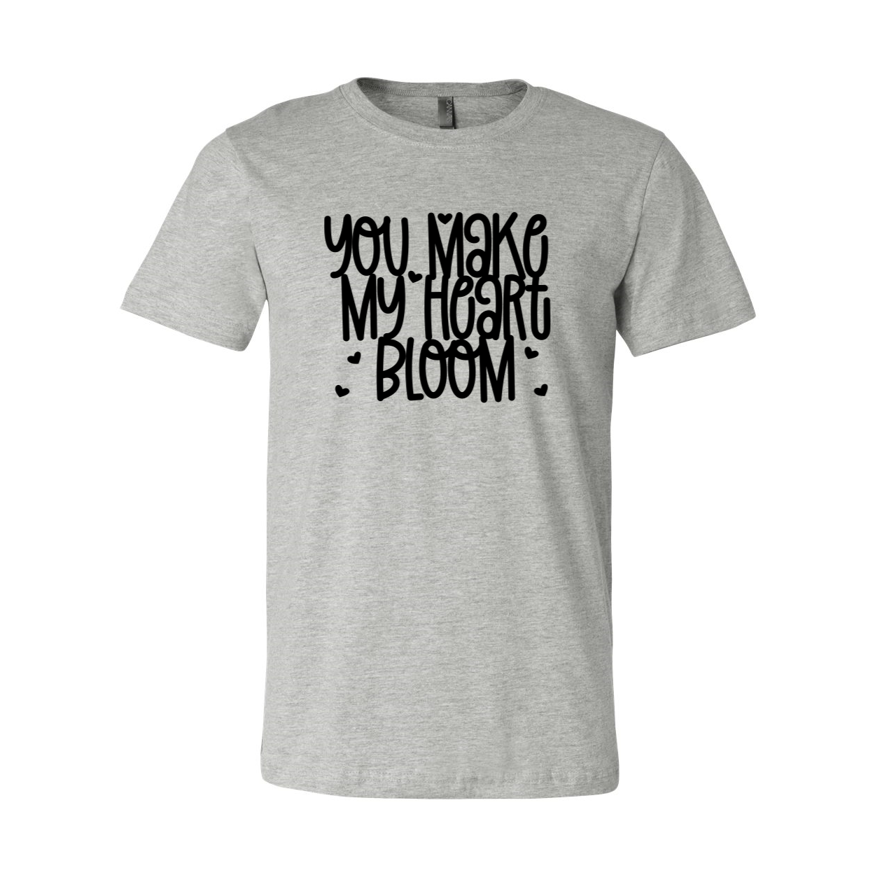 You Make My Heart Bloom Shirt in various colors, showcasing its soft fabric and stylish design.