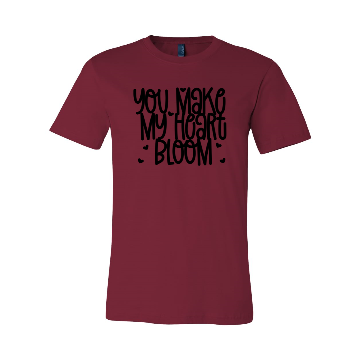 You Make My Heart Bloom Shirt in various colors, showcasing its soft fabric and stylish design.
