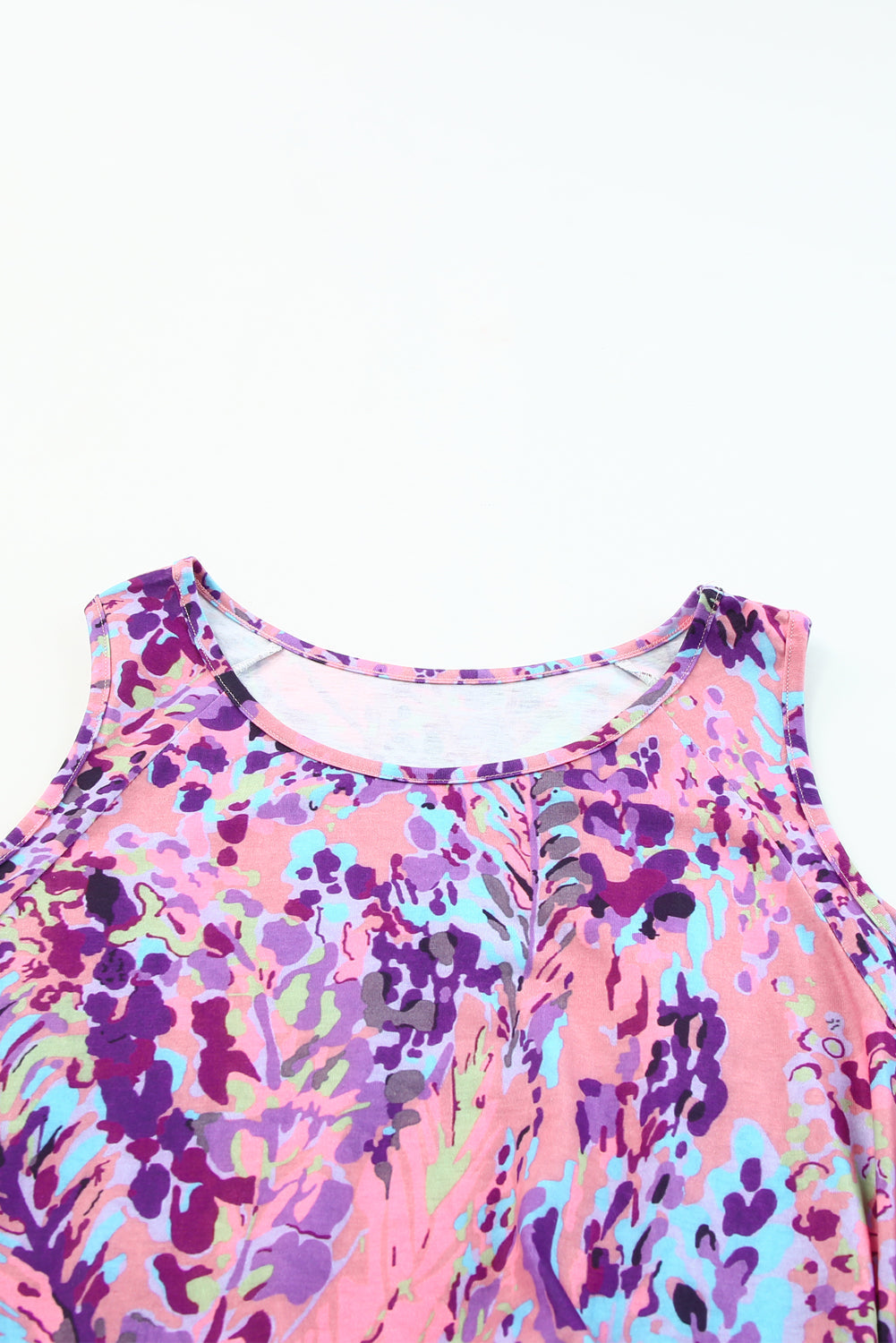 Lavender Floral Print Cold Shoulder Blouse featuring elegant floral patterns and stylish cold shoulder design.