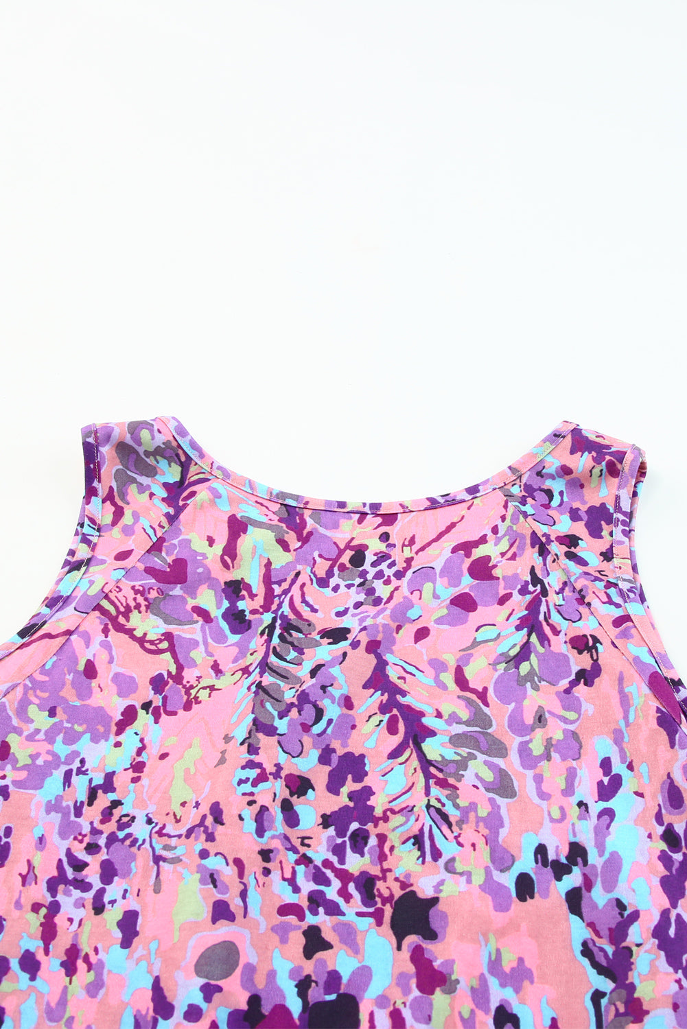 Lavender Floral Print Cold Shoulder Blouse featuring elegant floral patterns and stylish cold shoulder design.