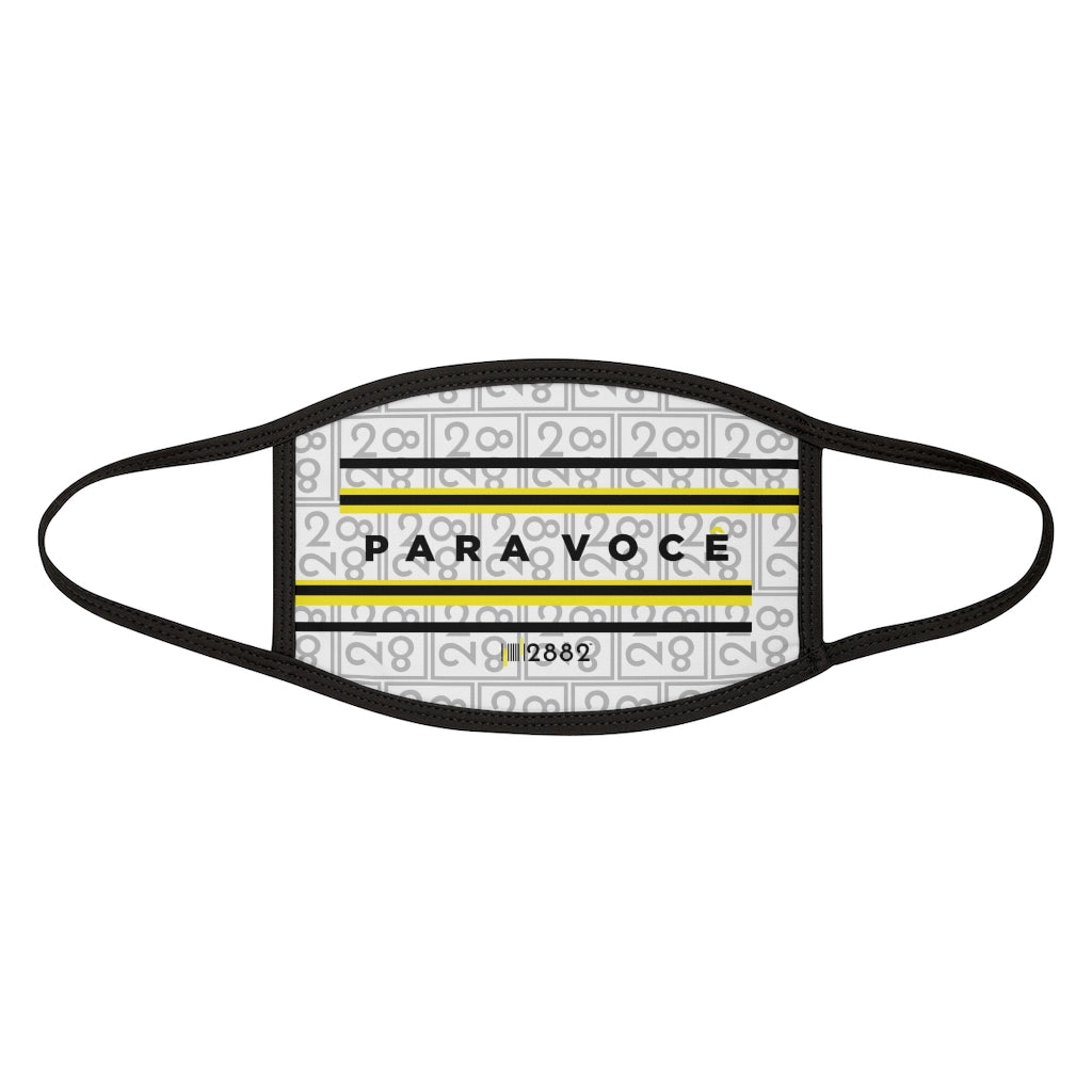 2882Sport™ Duo Face Mask featuring a vibrant design with a black outer edge and earloops, made from durable polyester and comfortable cotton.