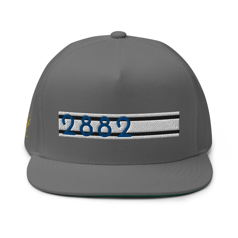 2882Sport™ Tropics of OZ cap featuring embroidered design on three sides, flat bill, and green undervisor.