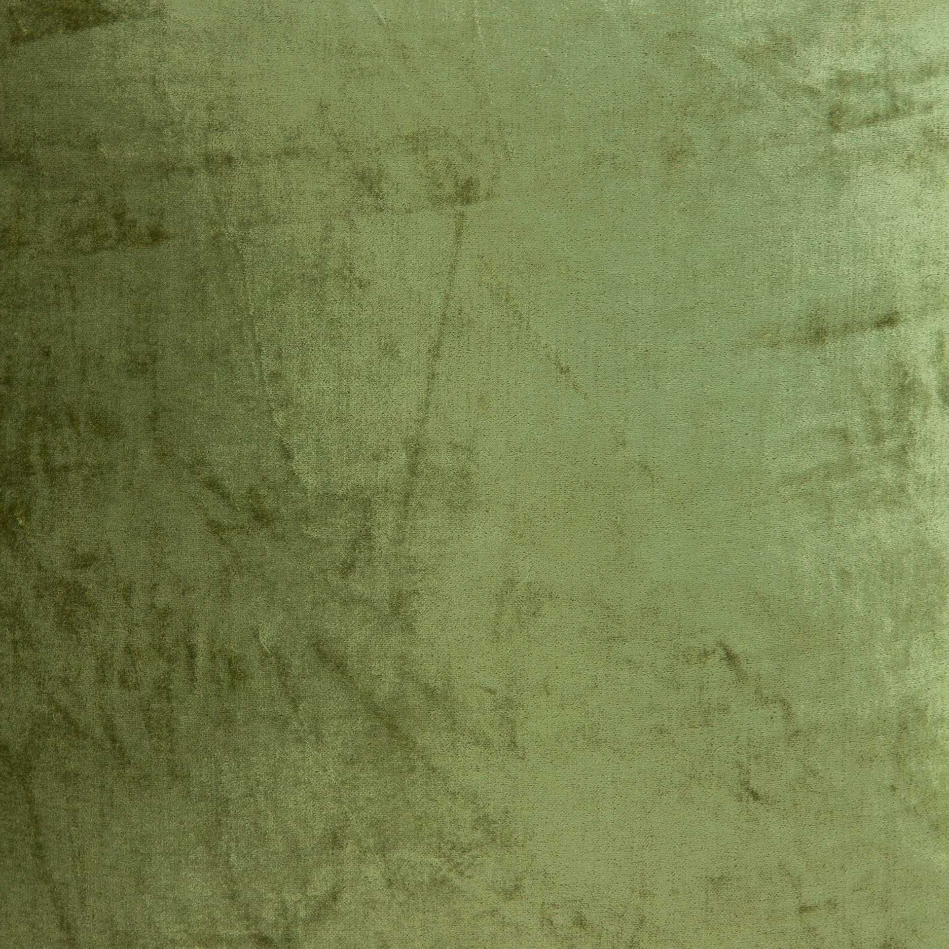 Transitional olive solid pillow cover measuring 22x7x22 inches, crafted from cotton and viscose blend, perfect for home decor.