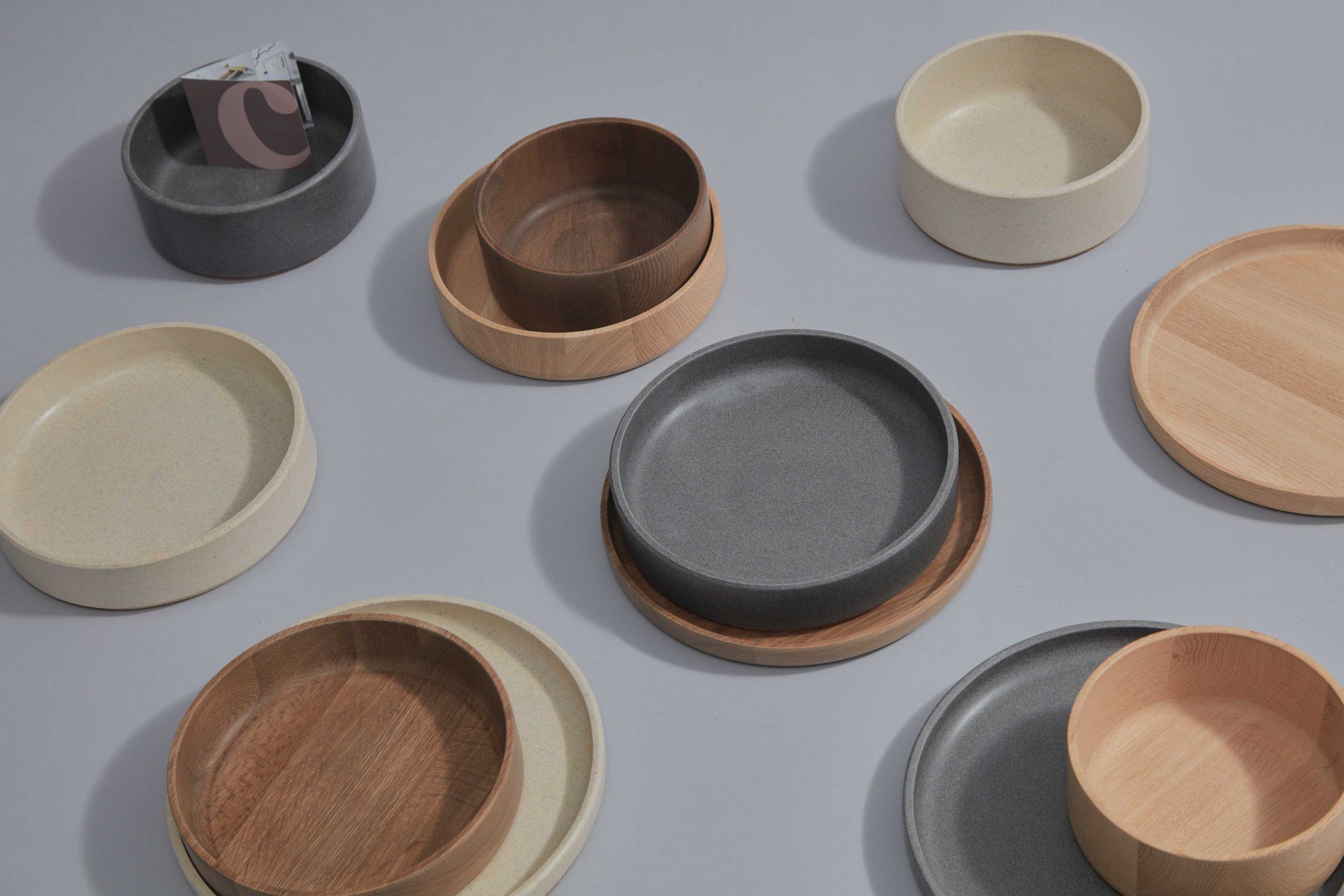 A stylish 3" x 28.1" x 3" smoked PVC wood container, showcasing a sleek design with a waxed finish, perfect for home decor and storage.