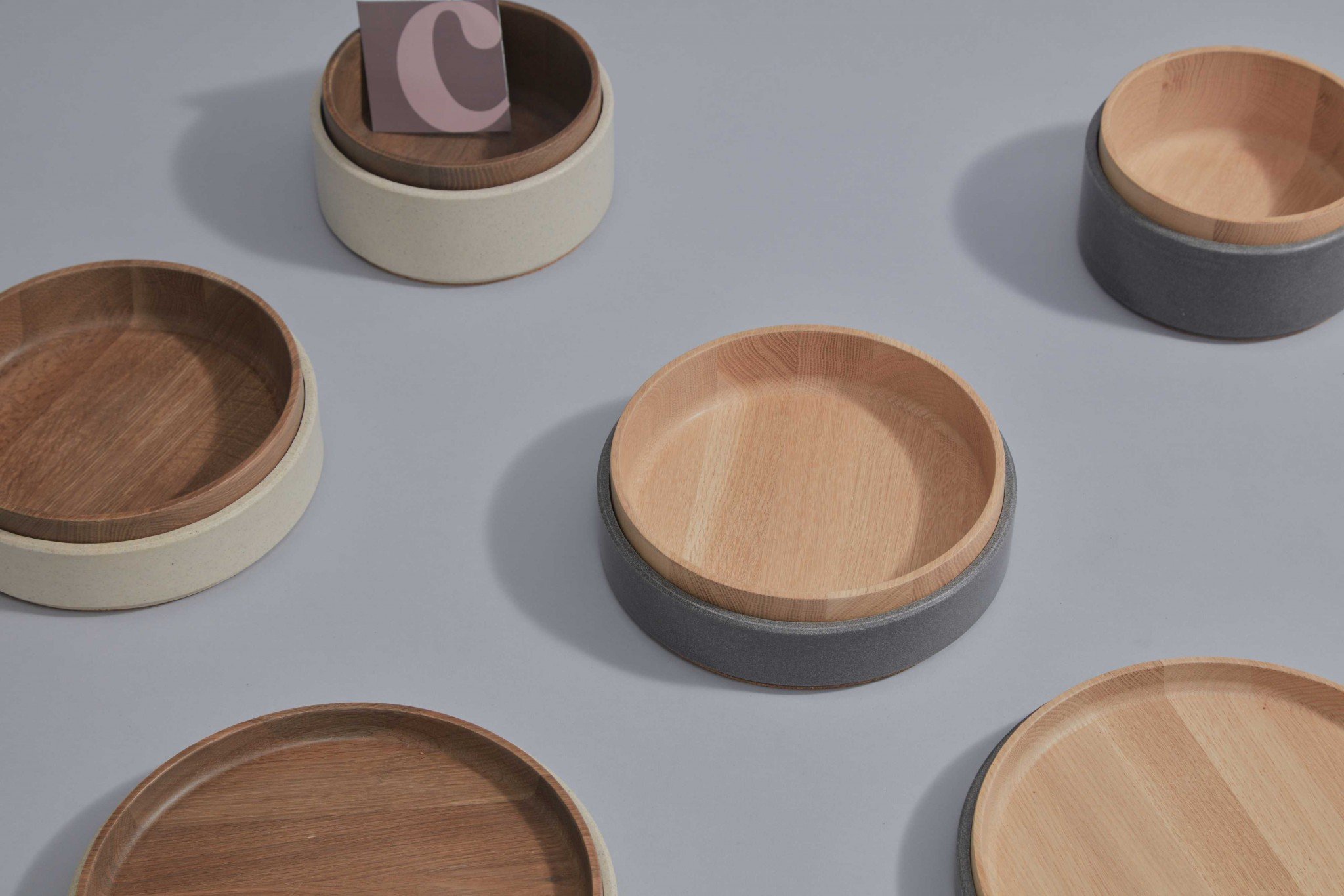 A stylish 3" x 28.1" x 3" smoked PVC wood container, showcasing a sleek design with a waxed finish, perfect for home decor and storage.