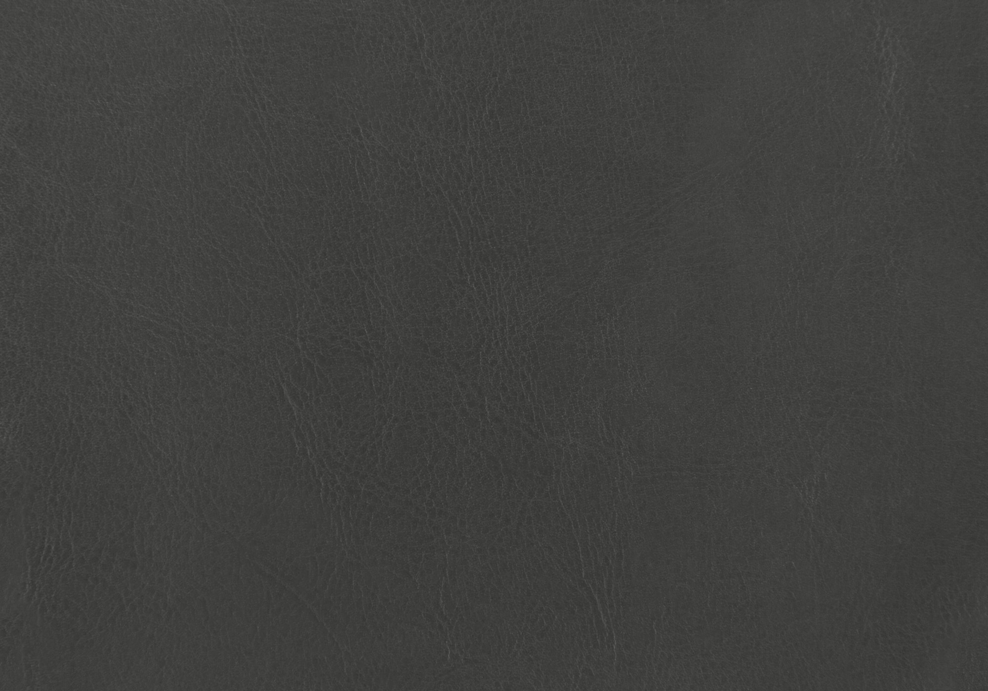 Stylish charcoal black leather-look foam accent chair with elegant design and comfortable seating.