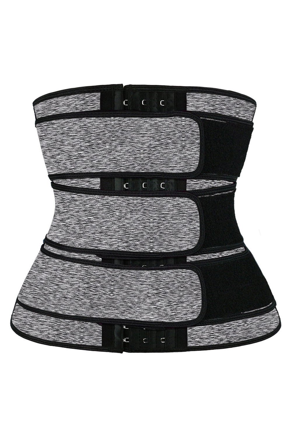 9 Steel Bones Latex Belt Waist Trainer with adjustable hooks, designed for comfort and support during workouts.