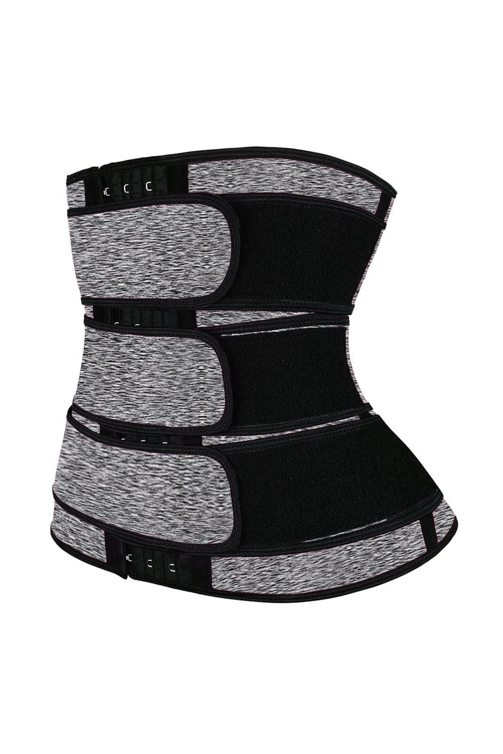9 Steel Bones Latex Belt Waist Trainer with adjustable hooks, designed for comfort and support during workouts.