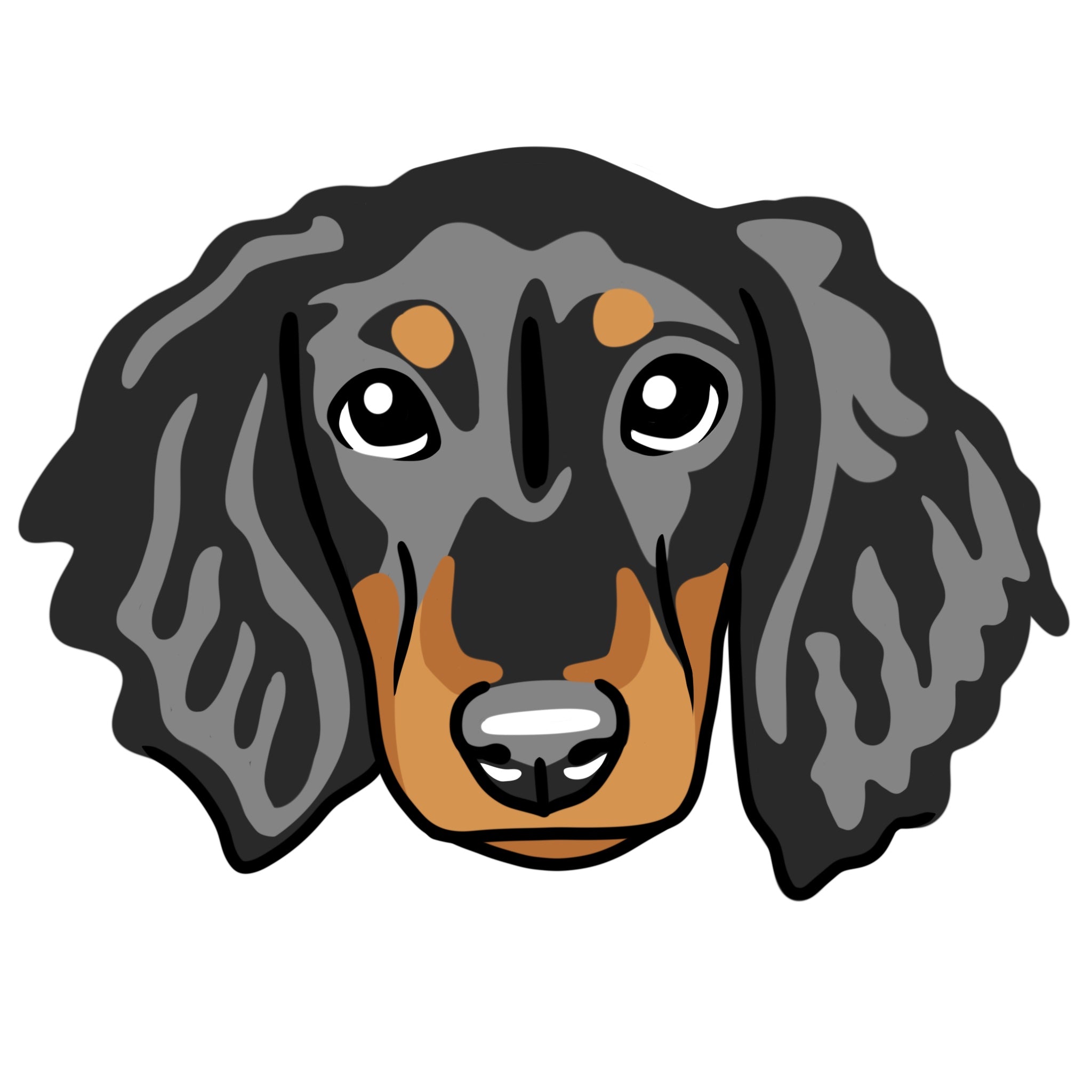 Custom embroidery featuring multiple pets, showcasing their unique features and personalities.