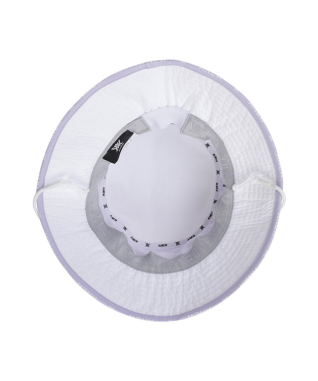 ANEW Golf Color Block Bucket Hat featuring a stylish color block design and ventilated islet for comfort on hot days.