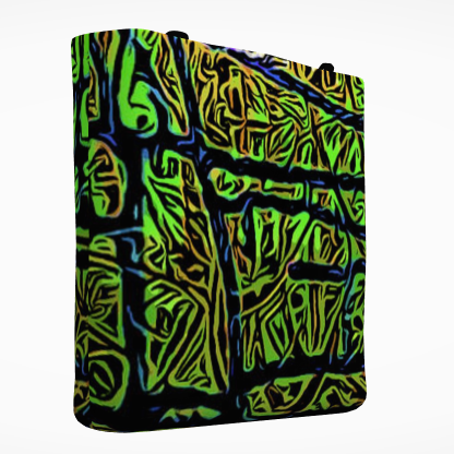 Art Tote Bag by thelionbody® featuring vibrant artistic designs and spacious interior.