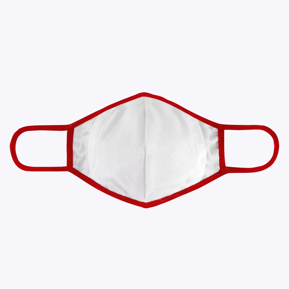 Black Red 3-Layered Filter Face Cover-PM2015 showcasing its stylish design and layered construction for protection.