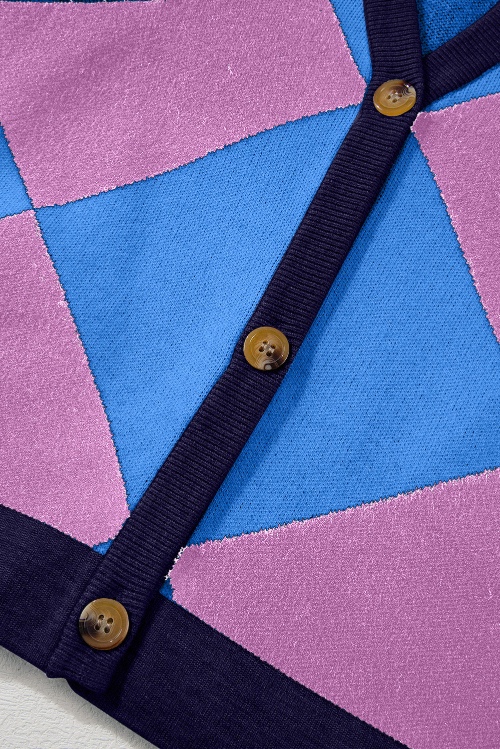 Checkered Button Up Long Sleeve Cardigan with pockets, showcasing a stylish design and comfortable fit.