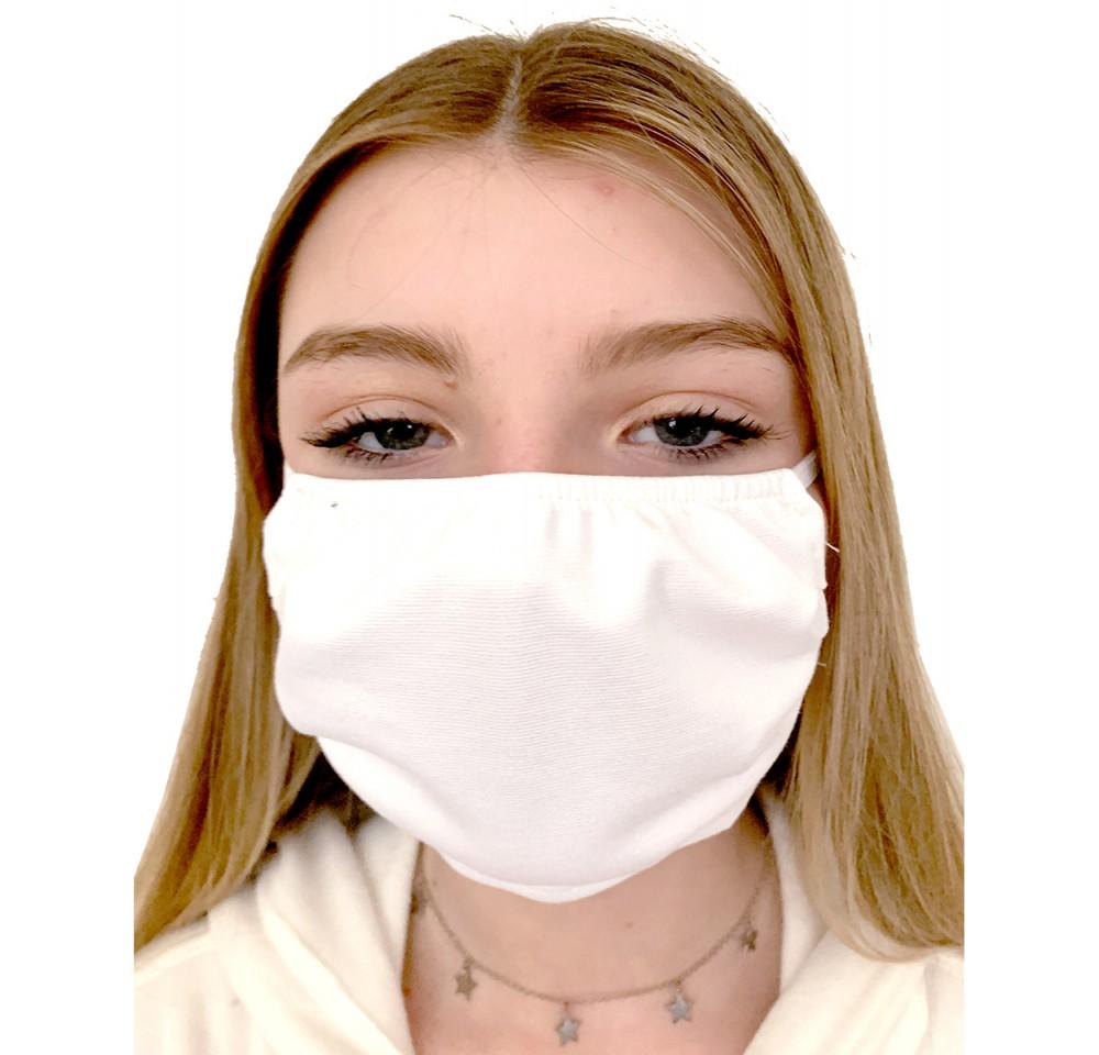 Child reusable cloth face masks in various colors, designed for comfort and protection against airborne germs.