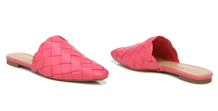 Circus NY Circus by Sam Edelman Olena Mule featuring a stylish basket-weave design in a classic mule silhouette.