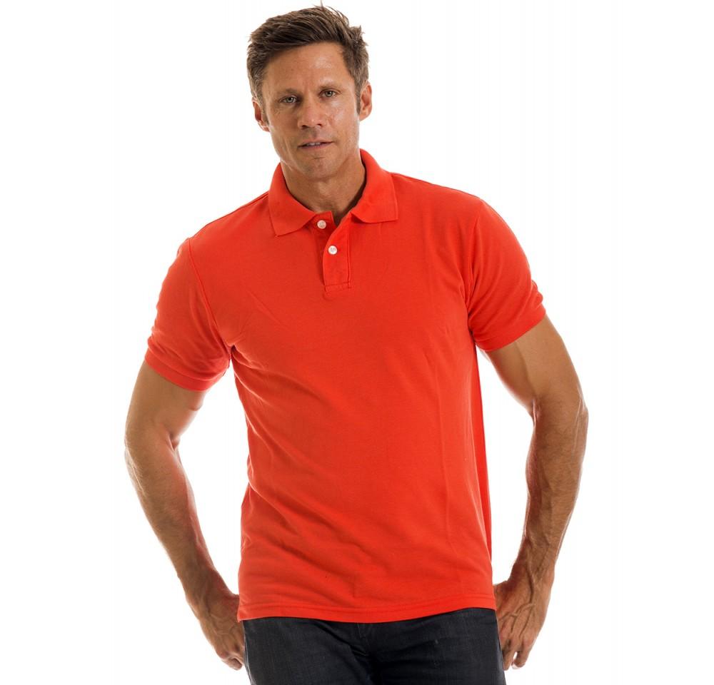 Classic fit polo shirt featuring a 3-button placket, short sleeves, and banded cuffs, ideal for casual and formal occasions.