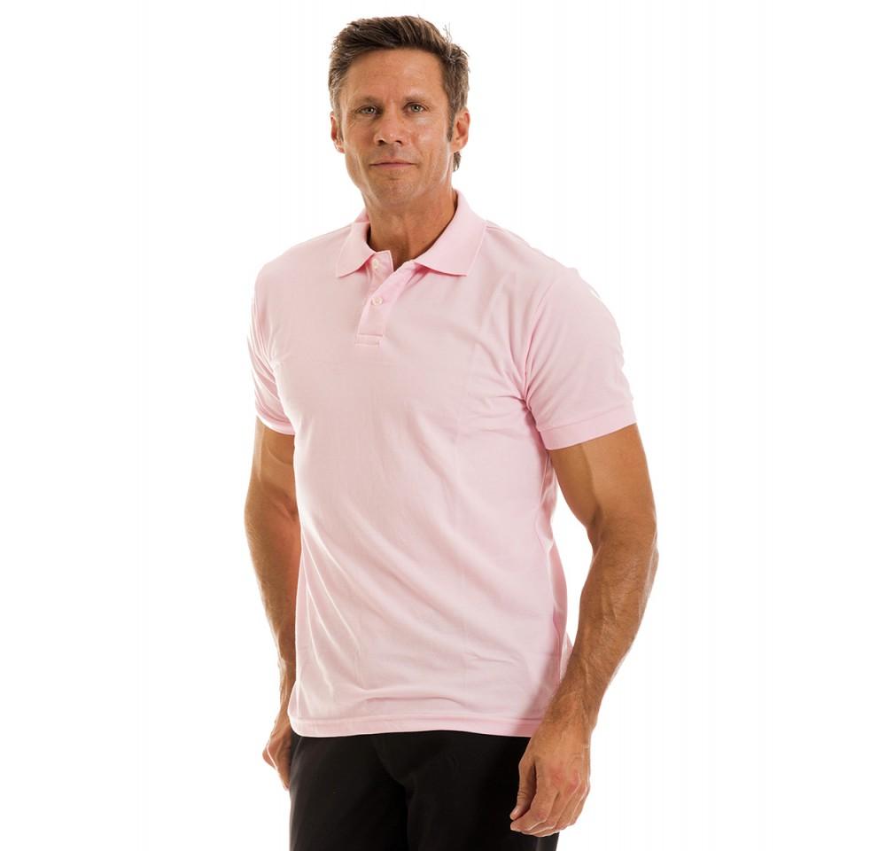 Classic fit polo shirt featuring a 3-button placket, short sleeves, and banded cuffs, ideal for casual and formal occasions.