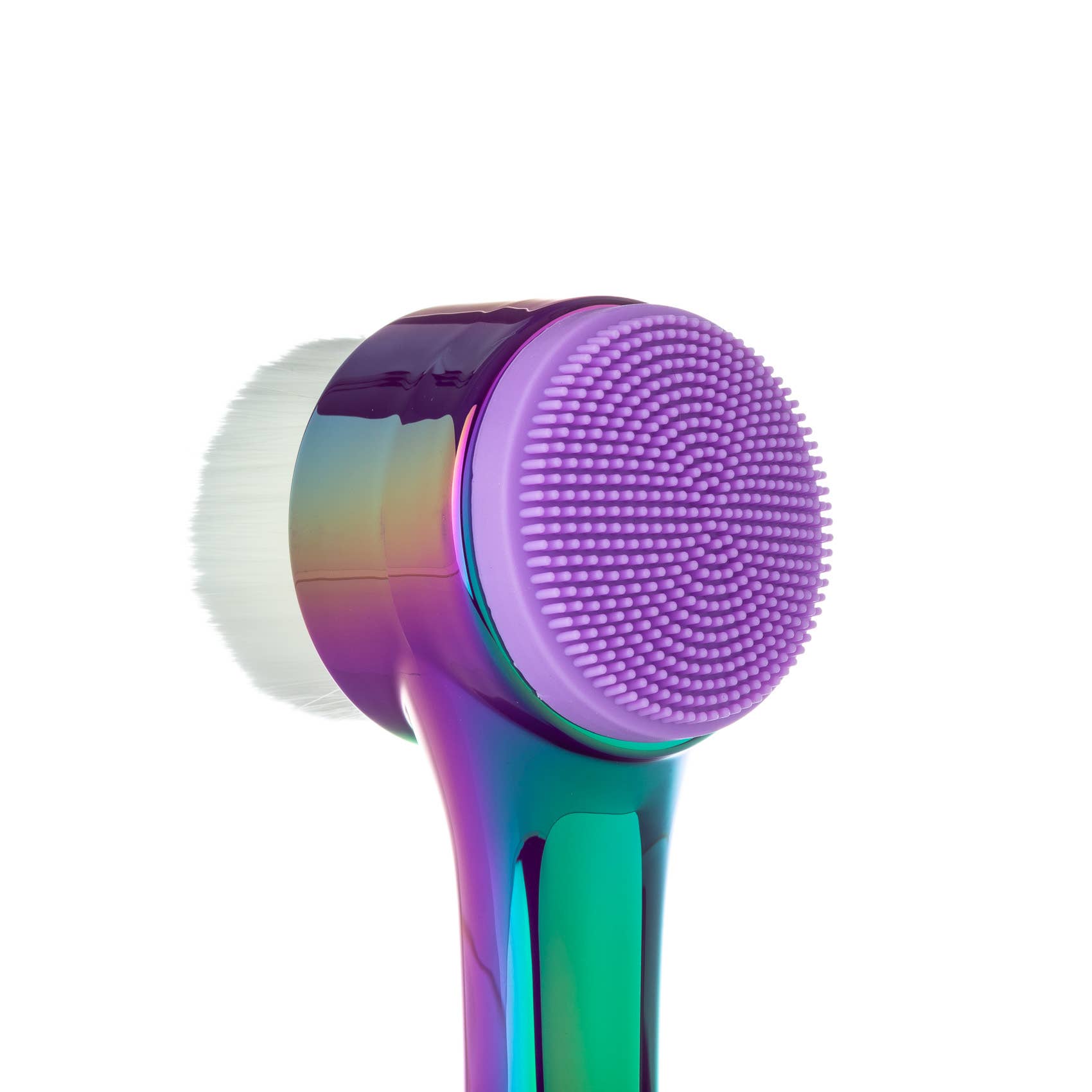 Clean Freak 2 in 1 Cleanse & Exfoliate Brush with soft microfiber bristles for effective cleansing and exfoliation.