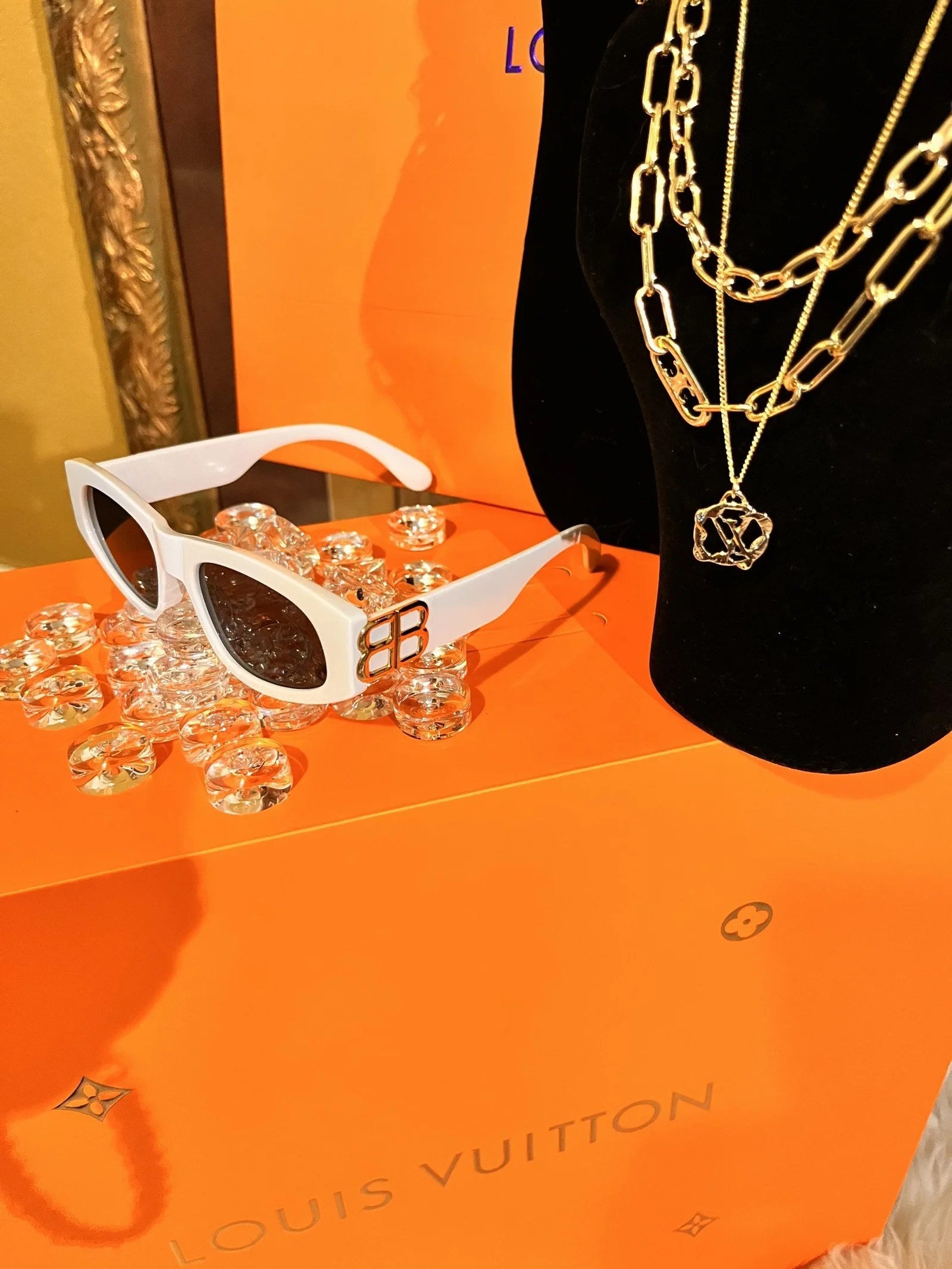 Cool B Party Sunglasses featuring a trendy cat-eye design with color gradient lenses, perfect for beach outings.