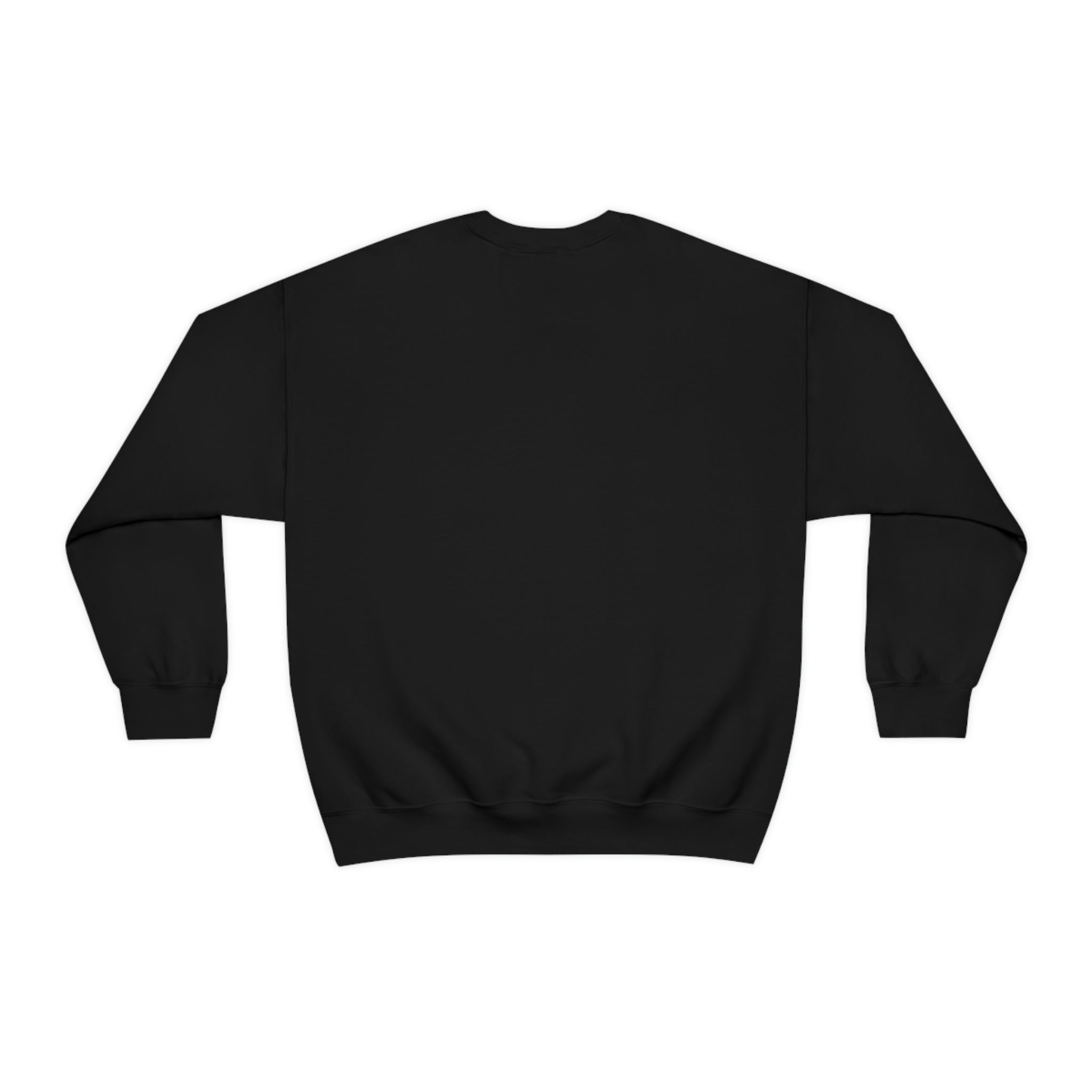 A unisex heavy blend crewneck sweatshirt by thelionbody®, showcasing a ribbed knit collar and soft fabric in a stylish design.