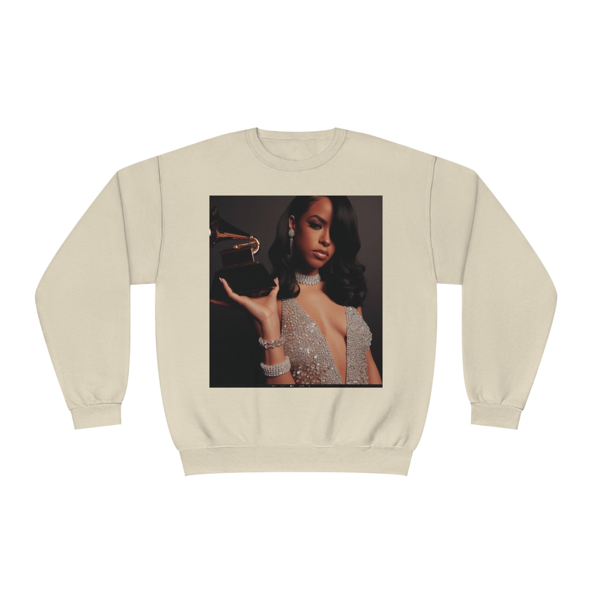 A cozy Crewneck Sweatshirt made from soft NuBlend® fleece, showcasing its classic design and comfortable fit.