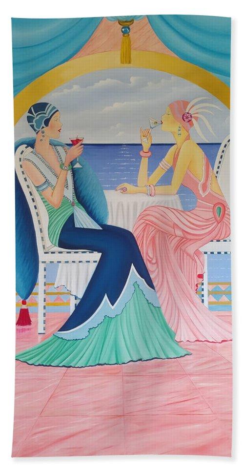 Luxurious Cruising Bath Towel featuring soft brushed microfiber and cotton back, with a stylish printed design on top.