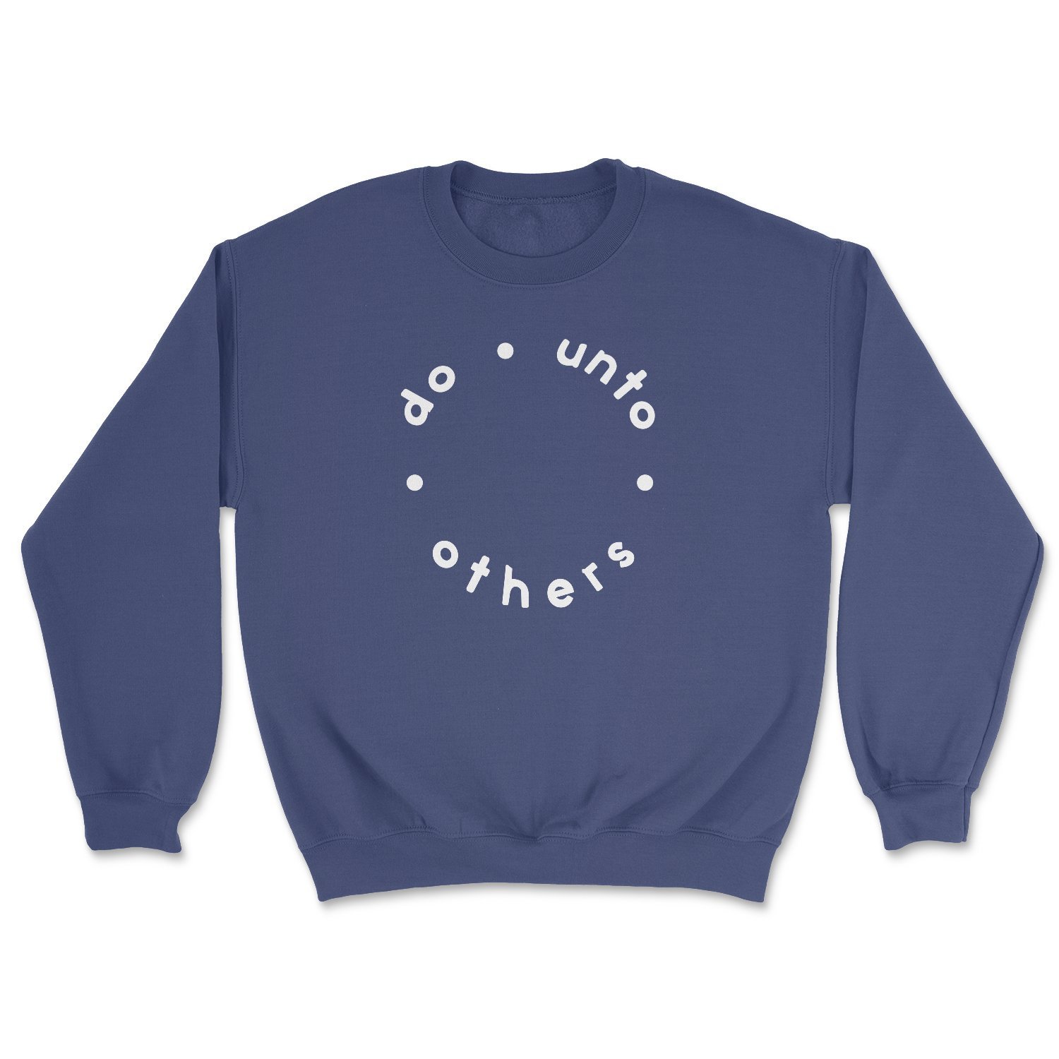 A cozy Do Unto Others Sweatshirt featuring a meaningful design, made in the USA, perfect for unisex wear.