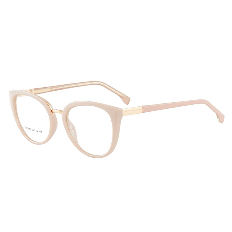 EP Personality Trend Retro Lady Cat Eye Glasses with flat lenses, stylish design, and blue light blocking features.