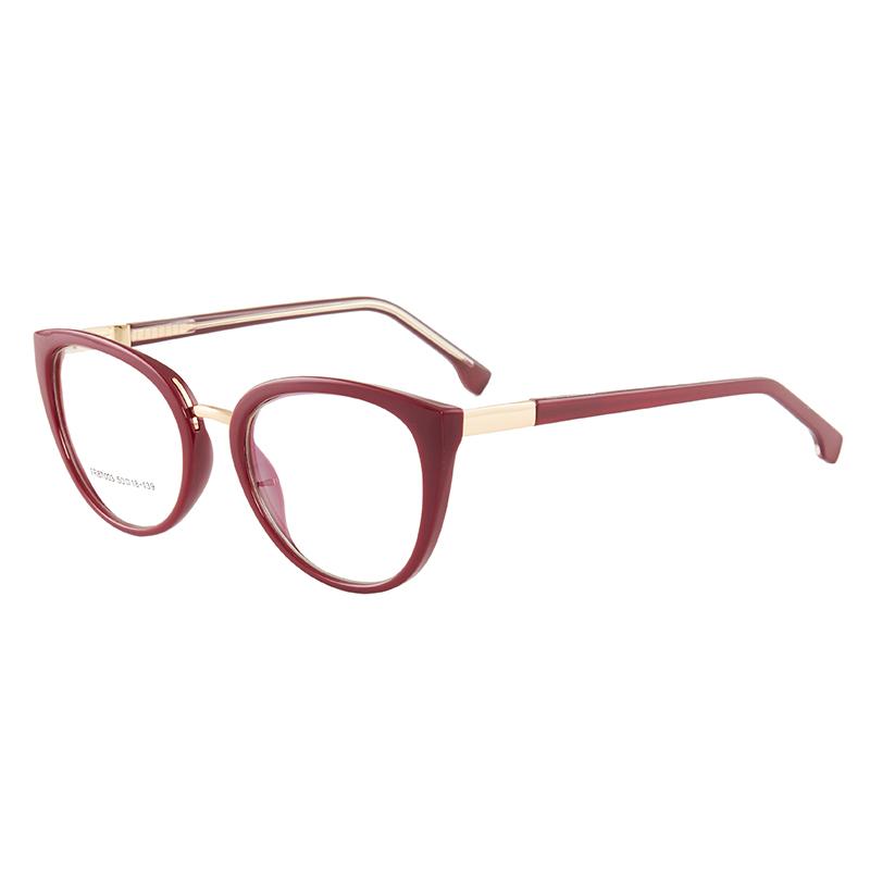 EP Personality Trend Retro Lady Cat Eye Glasses with flat lenses, stylish design, and blue light blocking features.