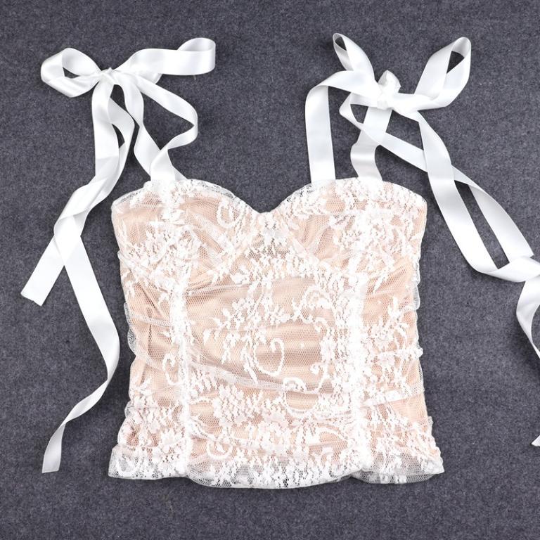 Glamaker white flower print v neck short blouse for women, featuring a floral design and sleeveless style.